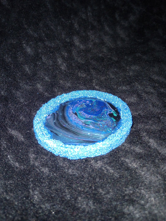 "Galaxy's Eye" Geode Inspired Decorative Tray