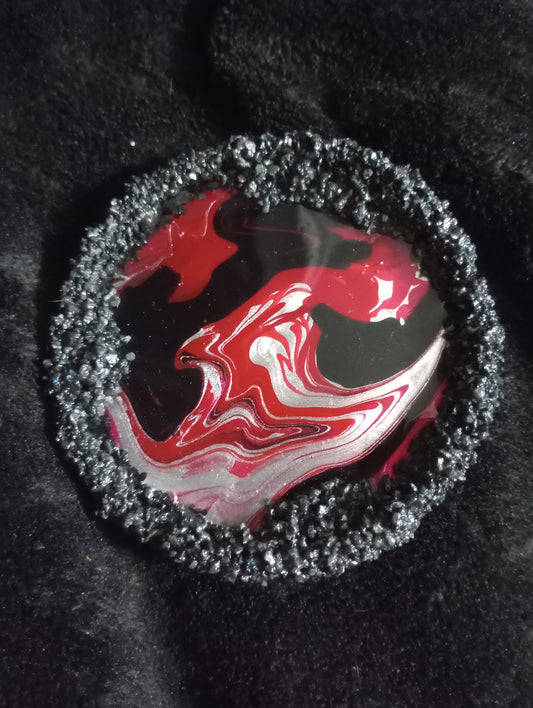 "Hellhound's Blight" Geode Inspired Decorative Tray